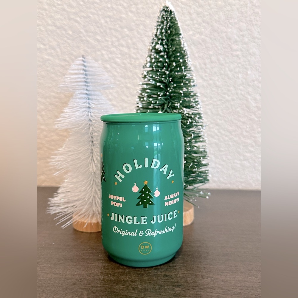 DW Home Christmas‎ soda pop candle Holiday Jingle Juice green NEW